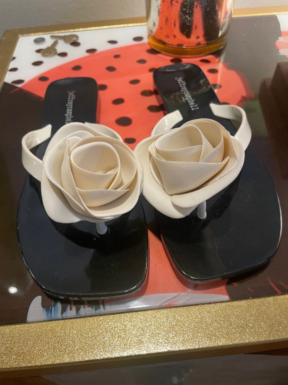 Jeffery Campbell Thong Jelly Sandal